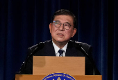 Japanese PM Ishiba holds press conference after G7 Summit, in Calgary