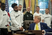 President Trump hosts Juventus soccer club at White House