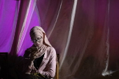 Models with albinism take part in fashion show promoting skin cancer awareness