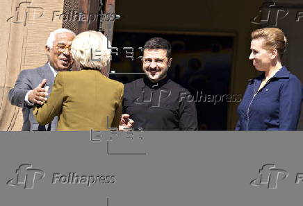 Ukrainian president visits Denmark as it inaugurates EU Presidency 2025