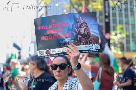 Acao contra fome em Gaza (SP).