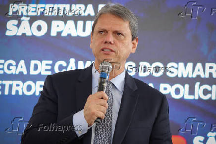 Entrega das câmeras nas motos da PM e GCM de São Paulo