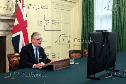 Starmer co-chairs coalition of the willing meeting ahead of US-Russia summit