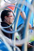 O técnico Vanderlei Luxemburgo, do Flamengo