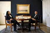 Finnish President Alexander Stubb meets with Kosovo's President Vjosa Osmani Sadriu in Helsinki