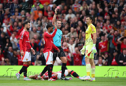 Premier League - Manchester United v Aston Villa