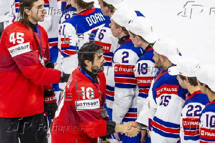 2025 IIHF Ice Hockey World Championship final - Switzerland vs USA