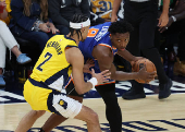 NBA: Playoffs-New York Knicks at Indiana Pacers