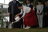 Japan's Princess Kako visits Brazil