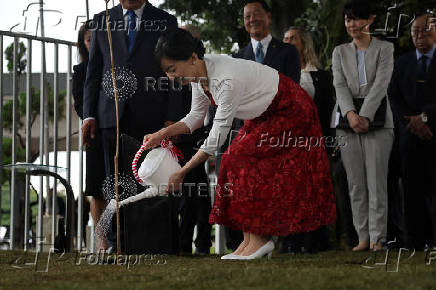 Japan's Princess Kako visits Brazil