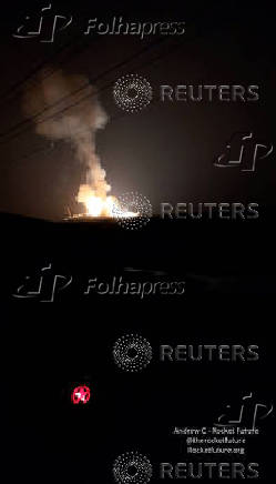 Flames rise as a SpaceX rocket explodes in Brownsville