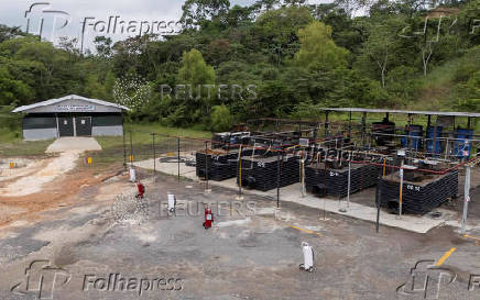 Mexican authorities discover clandestine mini-refinery in crackdown of illegal hydrocarbon trade, in Coatzacoalcos