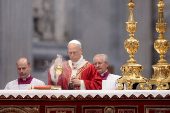 Pope Leo XIV celebrates the Mass on the Solemnity of Saints Peter and Paul, Apostles in St Peter's Basilica, at the Vatican