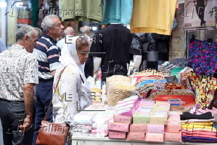 Daily life in a bazaar in Tehran amid ceasefire with Israel