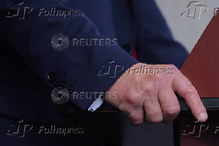 FILE PHOTO: Republican presidential nominee Trump holds a campaign rally in Gastonia