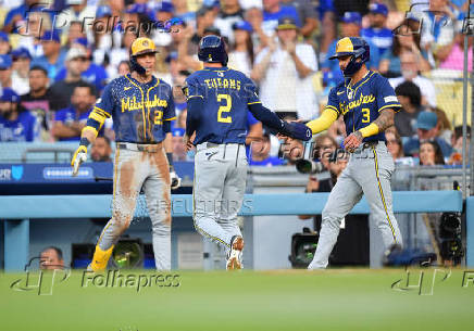MLB: Milwaukee Brewers at Los Angeles Dodgers