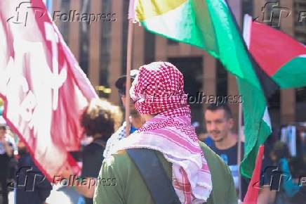 Acao contra fome em Gaza (SP).