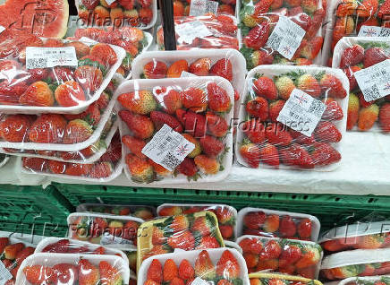 Preço do Morango dispara sos supermercados