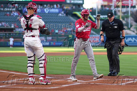 MLB: Cincinnati Reds at Los Angeles Angels