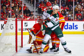 NHL: Minnesota Wild at Calgary Flames