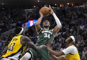 NBA: Playoffs-Indiana Pacers at Milwaukee Bucks