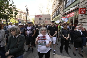 Protest against draft transparency law held in Budapest