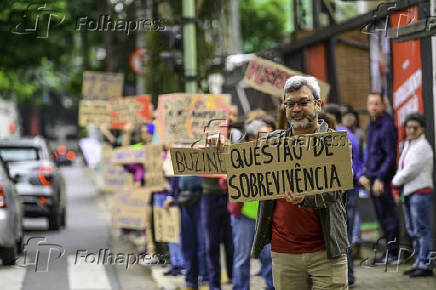 Protesto em São José dos Campos contra o PL da Devastação