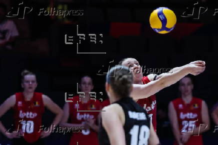 FIVB Volleyball Women's Nations League - Belgium vs Thailand