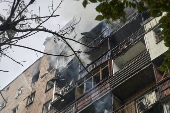 Three killed, more than 20 injured in overnight Russian attack on Ukraine's Kharkiv