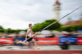 Pole Vaulting on the Pier in Sopot