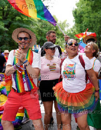 Annual LGBT Pride Parade in Madrid