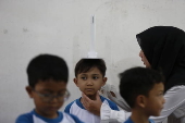 Banda Aceh government conducts free health checks for school children