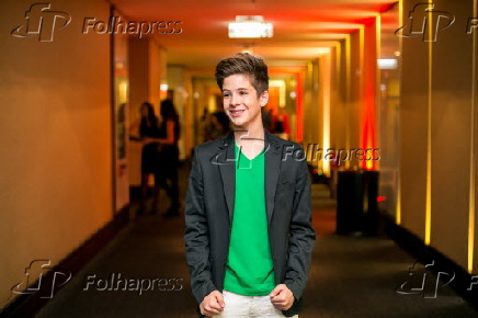 João Guilherme Ávila na pré-estreia do filme 