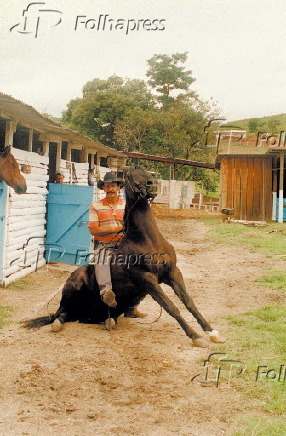 O cavaleiro Edinilson dos Matos faz o