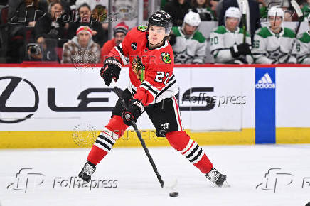 Folhapress - Fotos - NHL: Dallas Stars at Chicago Blackhawks