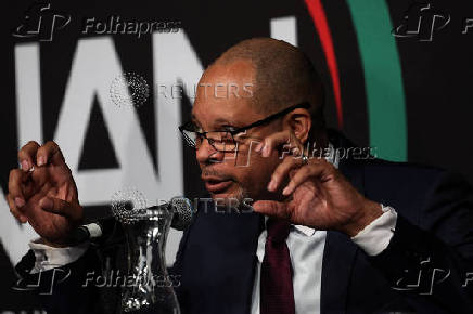 Nevada Attorney General Aaron Ford speaks during the National Action Network National Convention in New York City
