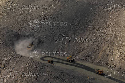 Iron ore open pit mine in Kryvyi Rih