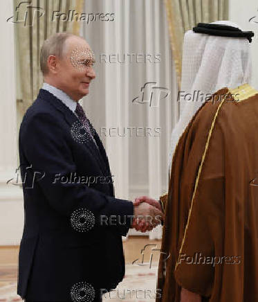 Russian President Vladimir Putin meets with UAE Deputy Prime Minister and Minister of Interior Sheikh Saif bin Zayed Al Nahyan in Moscow