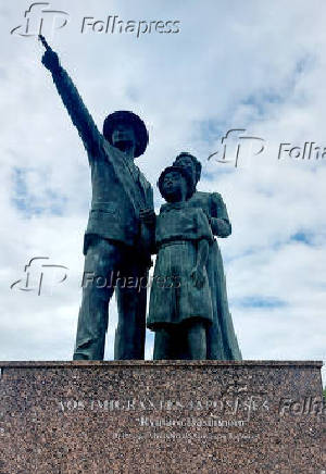 Monumento em homenagem aos imigrantes japoneses