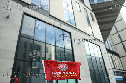 Aftermath of an incident where a car hit fans at the Liverpool parade