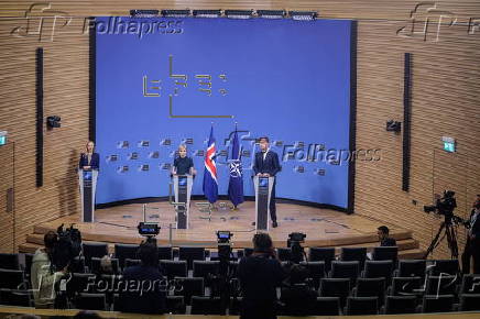Icelandic Prime Minister Kristrun Frostadottir visits NATO Headquarters in Brussels