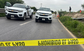 Several people died while travelling on a passenger bus, in Hualahuises