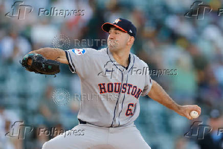 MLB: Houston Astros at Athletics
