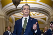 US Treasury Secretary Scott Bessent meets with Senate Republicans