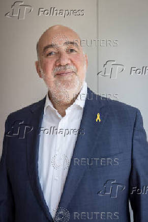 Ron Prosor, Israel's ambassador to Germany, attends an interview with Reuters, in Berlin