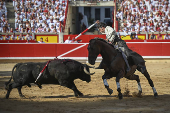 Corrida de rejones Feria del Toro Pamplona