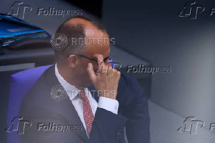 German lower house of parliament Bundestag budget session, in Berlin