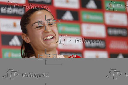 Rueda de prensa tras el entrenamiento selección española femenina de fútbol