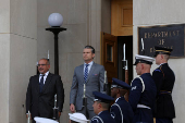 U.S. Defense Secretary Pete Hegseth meets Bahrain's Crown Prince and Prime Minister Salman bin Hamad Al Khalifa in Washington