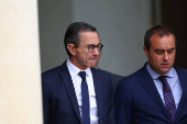 Weekly cabinet meeting at the Elysee Palace in Paris